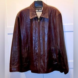 J Park Couture Leather Jacket XL